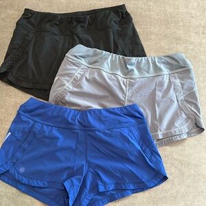 Bundle of Athleta running shorts - size small